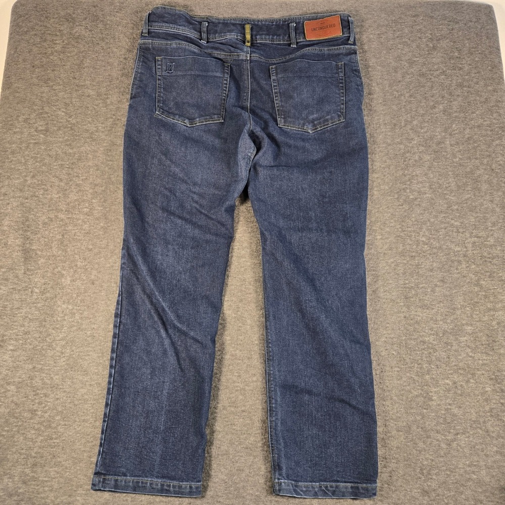 Viktos Gunfighter Jeans Mens 40x32 Blue Tactical Cordura Gusseted Training Denim - Picture 3 of 7